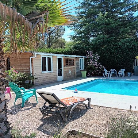 Chalet Banane Devant Piscine, A 6Km Du Festival De Piano De La Roque D'Antheron Rognes エクステリア 写真