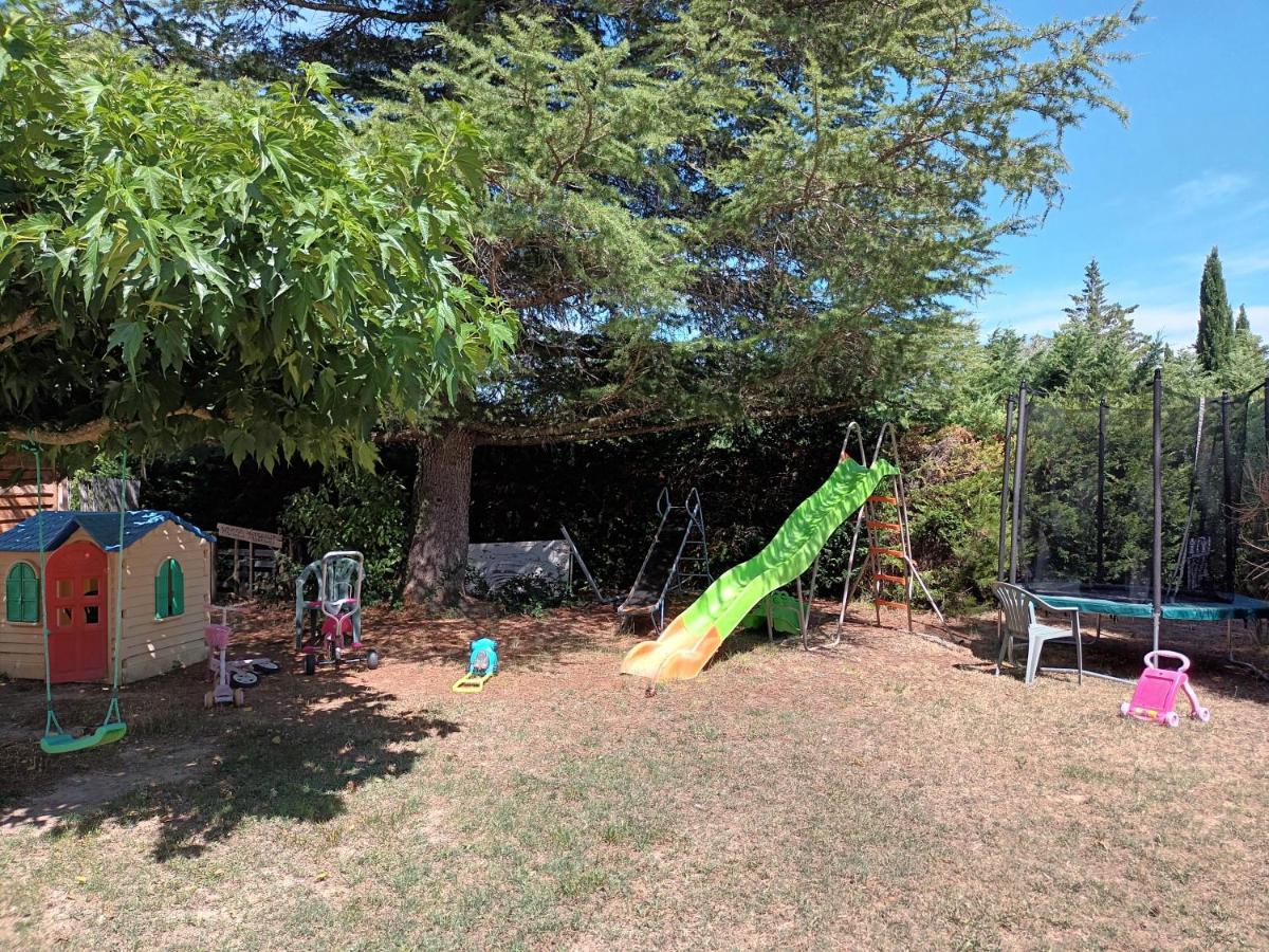 Chalet Banane Devant Piscine, A 6Km Du Festival De Piano De La Roque D'Antheron Rognes エクステリア 写真