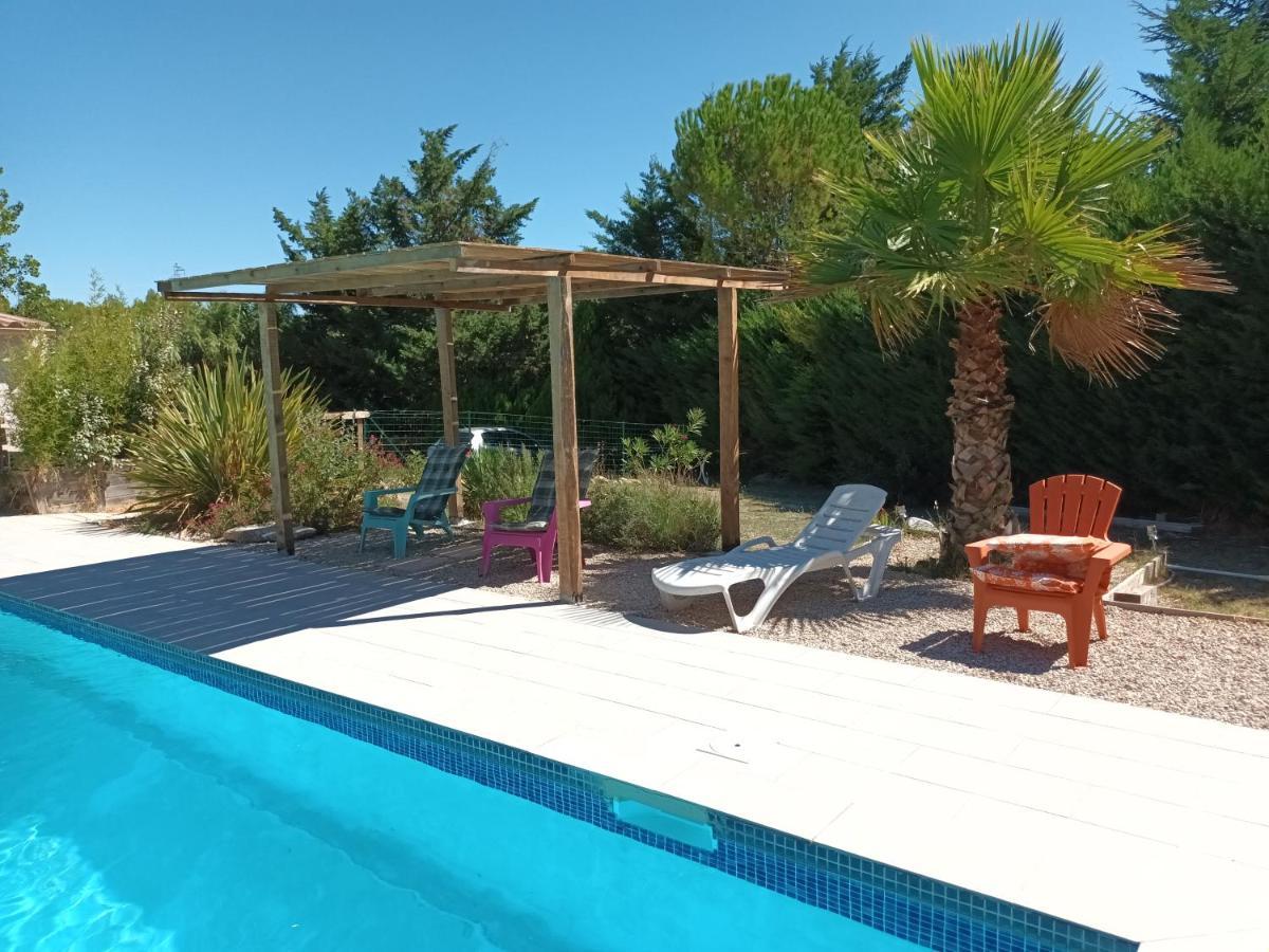 Chalet Banane Devant Piscine, A 6Km Du Festival De Piano De La Roque D'Antheron Rognes エクステリア 写真