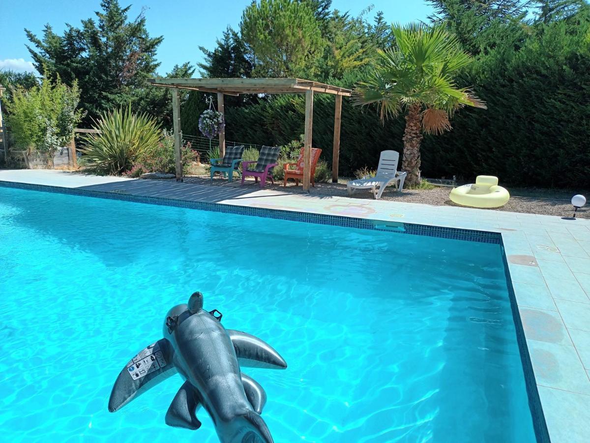 Chalet Banane Devant Piscine, A 6Km Du Festival De Piano De La Roque D'Antheron Rognes エクステリア 写真